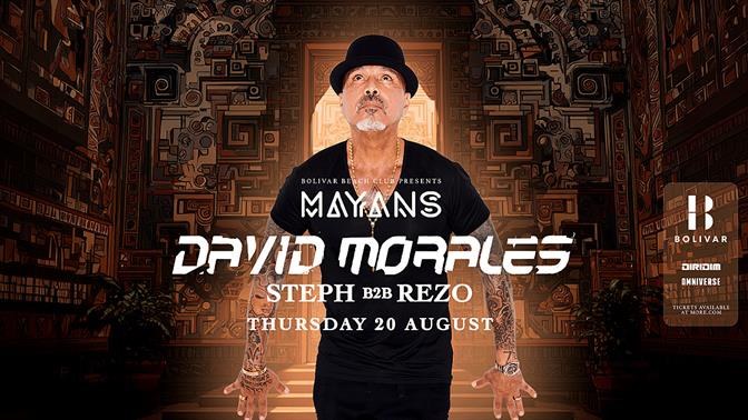 Ο θρυλικός David Morales μαγεύει στο Bolivar Beach Club